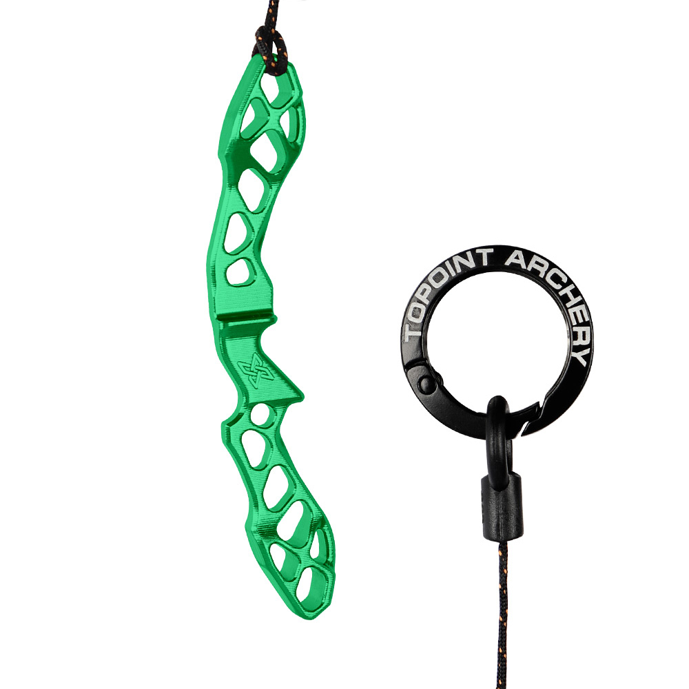 Topoint Archery Alumiunum CNC Machining Recurve bow riser key chain topoint X MINI