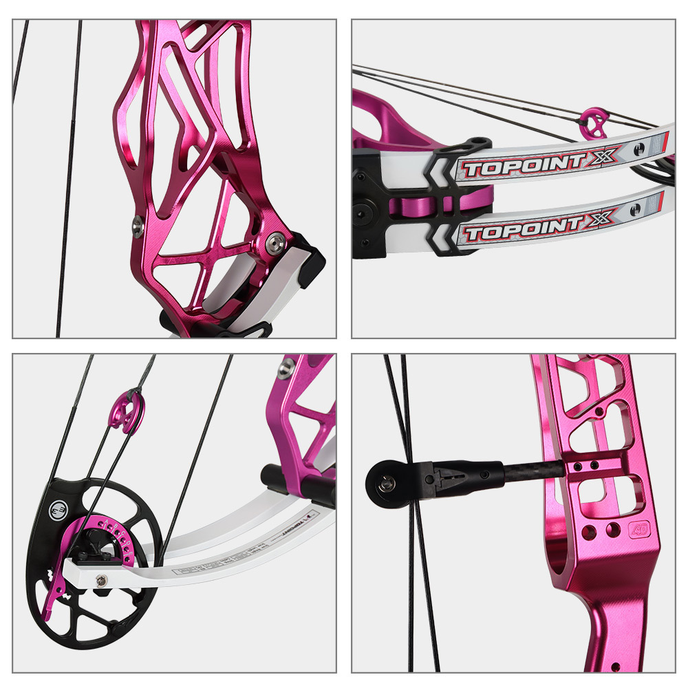 TOPOINT X 40 Target Compound Bow, Axle-Axle 40'',Draw Weright 40-50LB/50-60LB,Draw Length 25-28"  / 27-31"