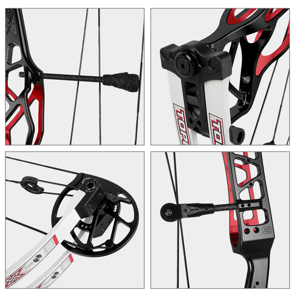 Topoint  X 40 Target Compound Bow, CAM sets move adjustment system Axle-Axle 40'',Draw Weright 40-50LB/50-60LB,Draw Length 25-28" / 27-31"