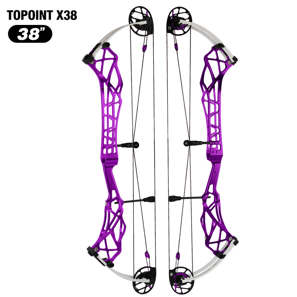 Topoint X 38 Target Compound Bow, with cam move system  Axle-Axle 38'',Draw Weright 40-50LB/50-60LB,Draw Length 25-28" / 27-31"