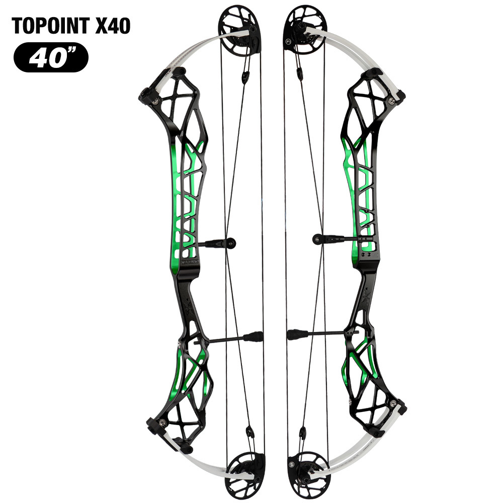 Topoint X 38 Target Compound Bow, with cam move system  Axle-Axle 38'',Draw Weright 40-50LB/50-60LB,Draw Length 25-28" / 27-31"