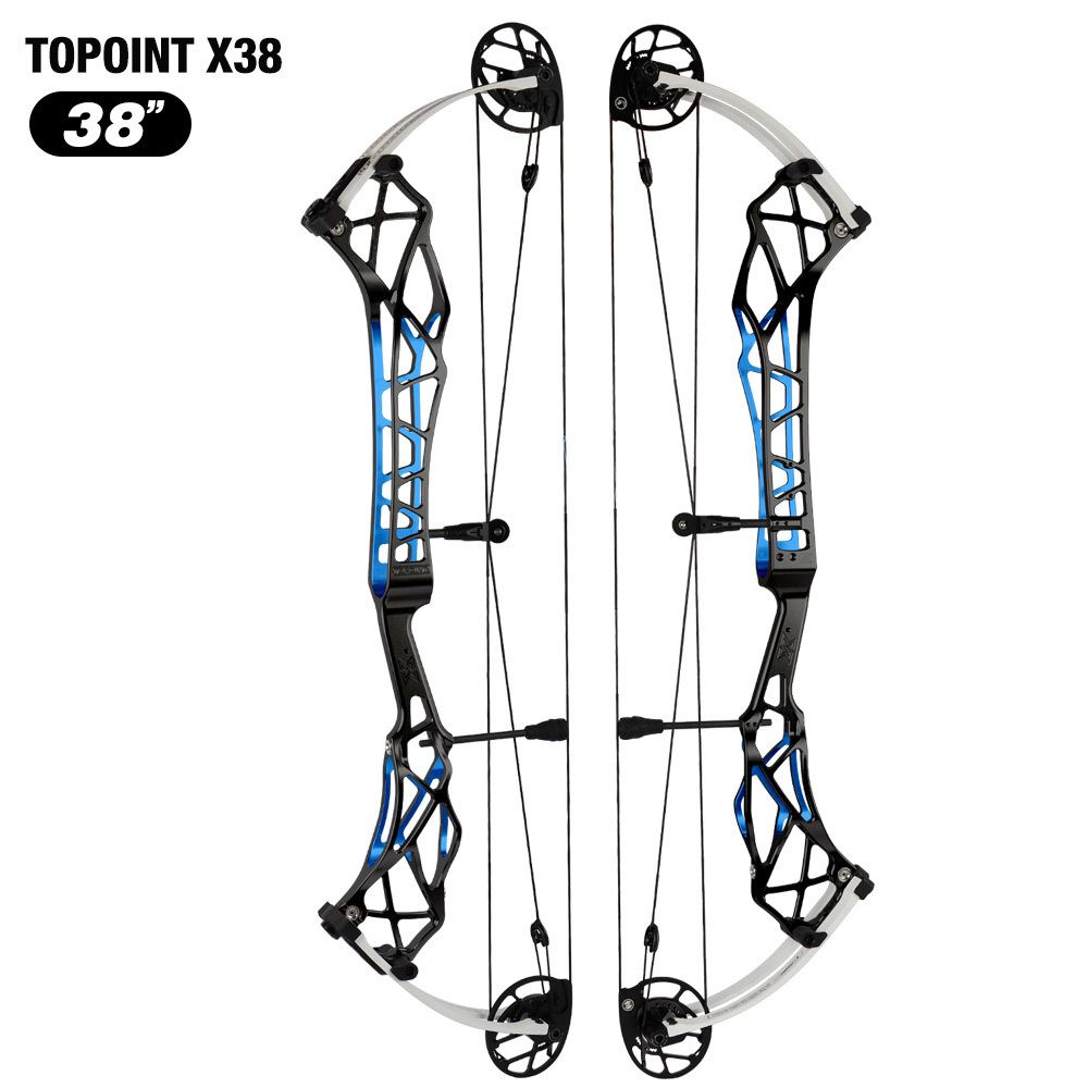 Topoint X 38 Target Compound Bow, with cam move system  Axle-Axle 38'',Draw Weright 40-50LB/50-60LB,Draw Length 25-28" / 27-31"