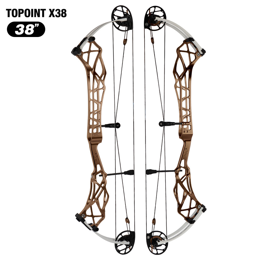 Topoint X 38 Target Compound Bow, with cam move system  Axle-Axle 38'',Draw Weright 40-50LB/50-60LB,Draw Length 25-28" / 27-31"