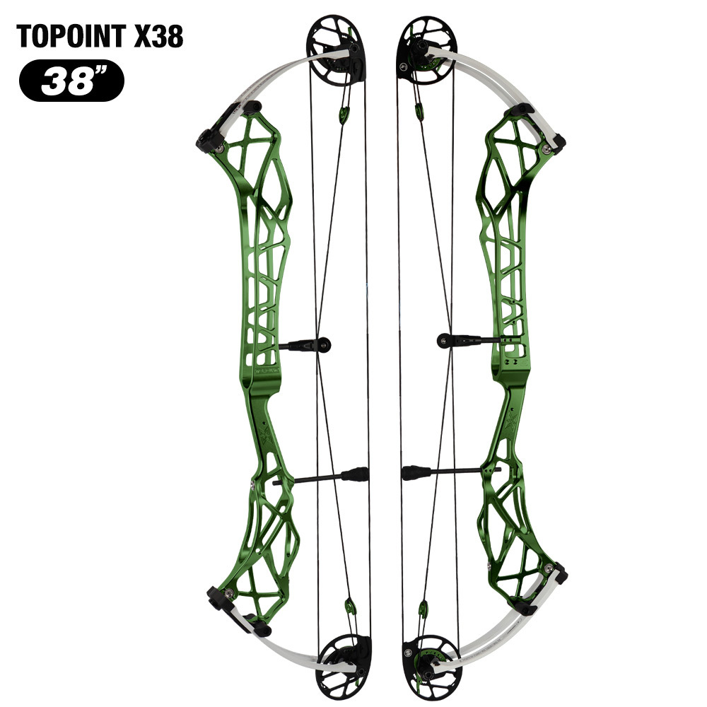 Topoint X 38 Target Compound Bow, with cam move system  Axle-Axle 38'',Draw Weright 40-50LB/50-60LB,Draw Length 25-28" / 27-31"