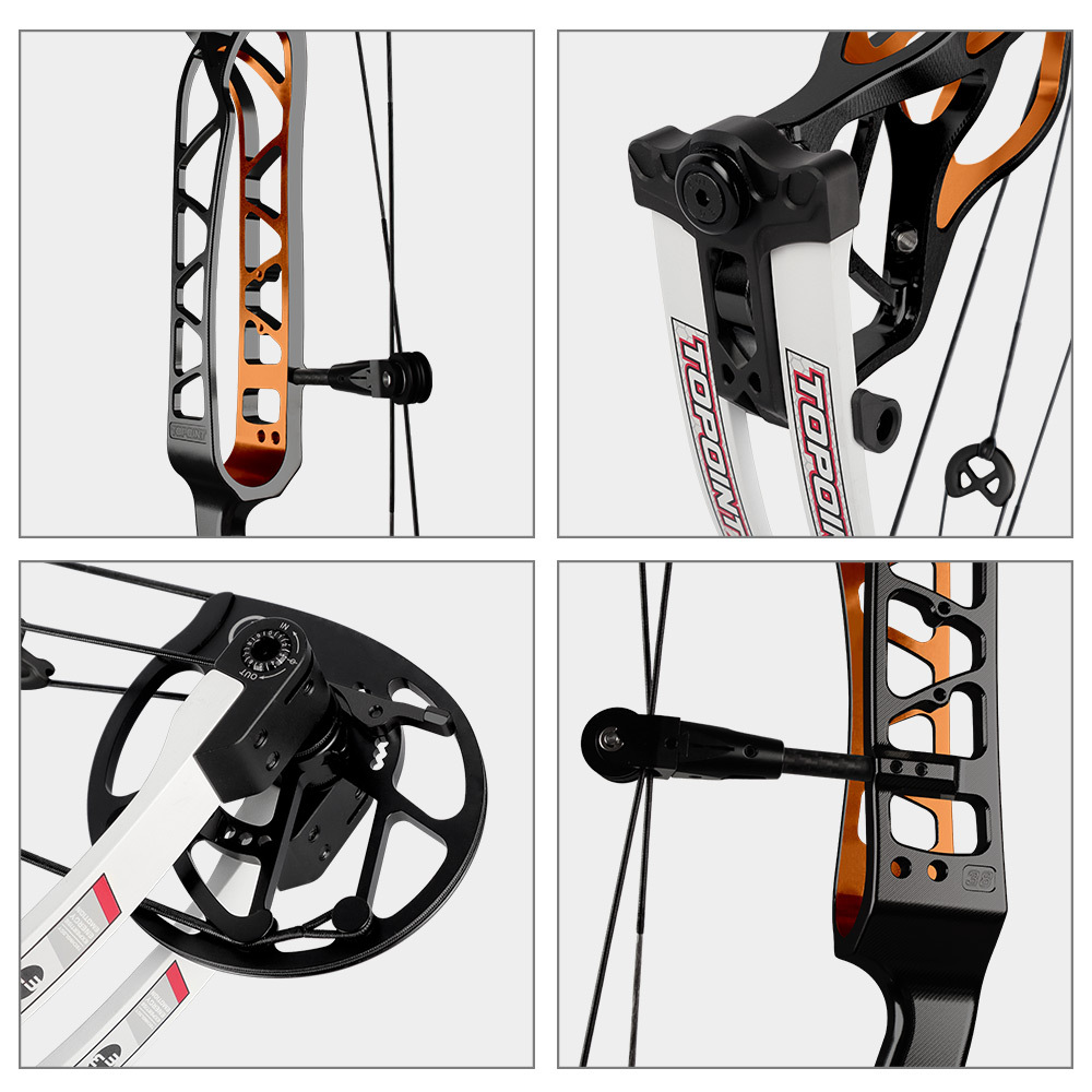Topoint X 38 Target Compound Bow, with cam move system  Axle-Axle 38'',Draw Weright 40-50LB/50-60LB,Draw Length 25-28" / 27-31"