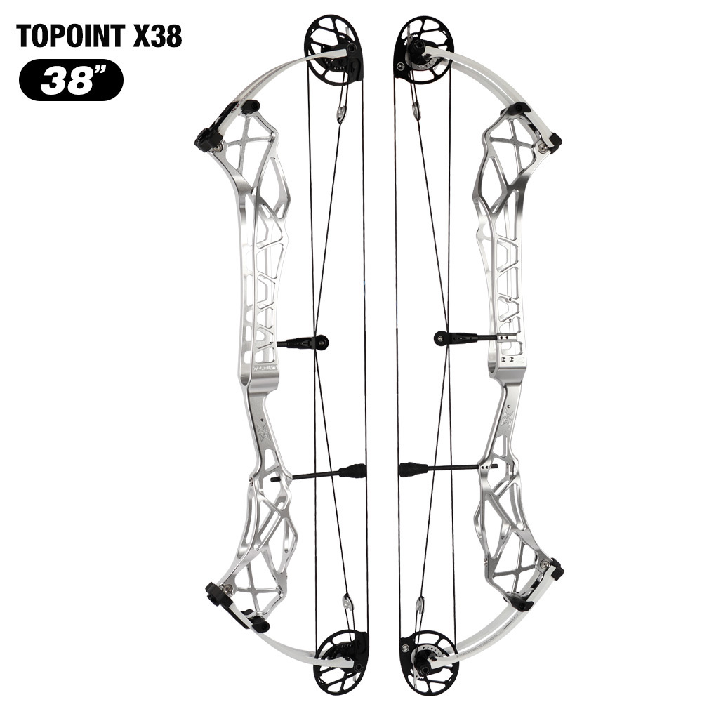 Topoint X 38 Target Compound Bow, with cam move system  Axle-Axle 38'',Draw Weright 40-50LB/50-60LB,Draw Length 25-28" / 27-31"