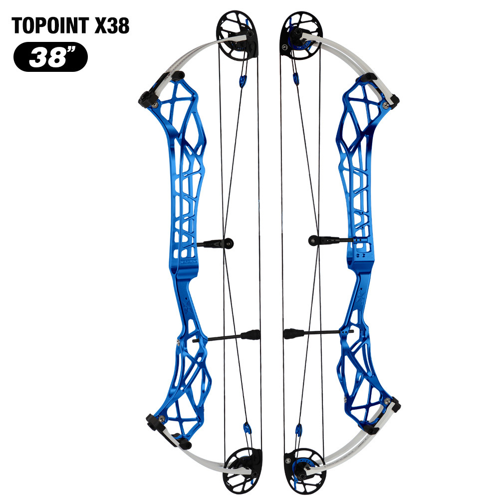 Topoint X 38 Target Compound Bow, with cam move system  Axle-Axle 38'',Draw Weright 40-50LB/50-60LB,Draw Length 25-28" / 27-31"