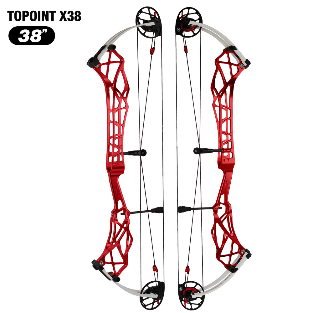Topoint X 38 Target Compound Bow, with cam move system  Axle-Axle 38'',Draw Weright 40-50LB/50-60LB,Draw Length 25-28" / 27-31"