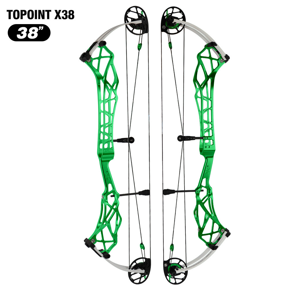 Topoint X 38 Target Compound Bow, with cam move system  Axle-Axle 38'',Draw Weright 40-50LB/50-60LB,Draw Length 25-28" / 27-31"