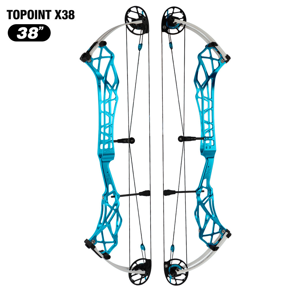 Topoint X 38 Target Compound Bow, with cam move system  Axle-Axle 38'',Draw Weright 40-50LB/50-60LB,Draw Length 25-28" / 27-31"