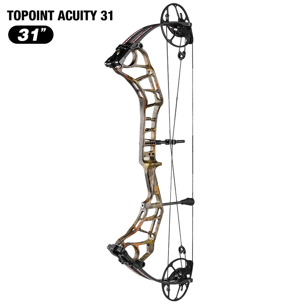 TOPOINT ARCHERY Acuity 31 Compound Bow Hunting Bow CNC Milling Riser USA Gordon Composites Limb Archery Bow
