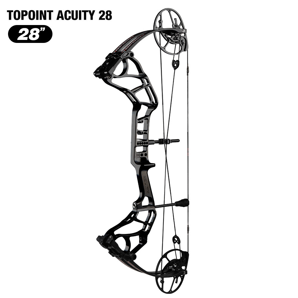 TOPOINT ARCHERY Acuity 28 Compound Bow Hunting Bow CNC Milling Riser USA Gordon Composites Limb BCY String Archery Bow