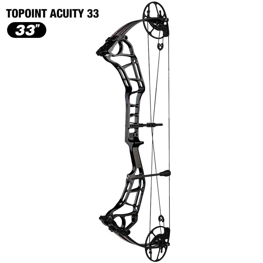 TOPOINT ARCHERY Acuity 33 Compound Bow CNC Milling Riser USA Gordon Composites Limb BCY String Archery Bow Hunting Bow