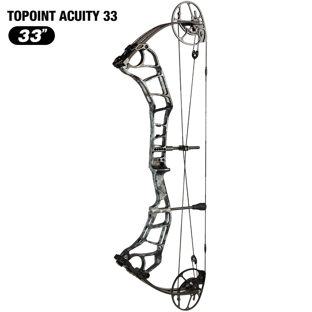 TOPOINT ARCHERY Acuity 33 Compound Bow CNC Milling Riser USA Gordon Composites Limb BCY String Archery Bow Hunting Bow