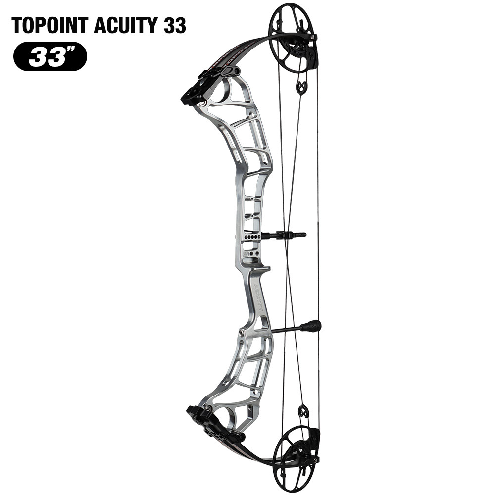 TOPOINT ARCHERY Acuity 33 Compound Bow CNC Milling Riser USA Gordon Composites Limb BCY String Archery Bow Hunting Bow