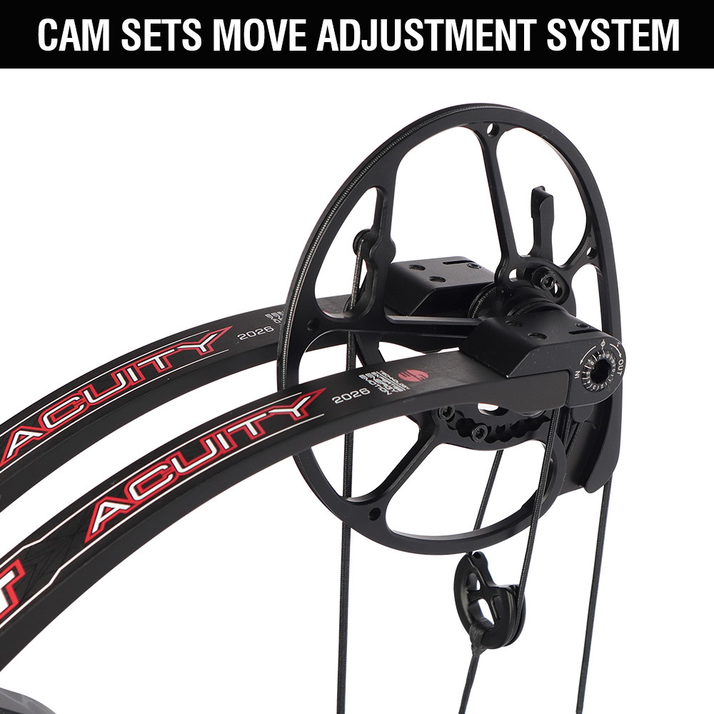 TOPOINT ARCHERY Acuity 33 Compound Bow CNC Milling Riser USA Gordon Composites Limb BCY String Archery Bow Hunting Bow CAM sets move adjustment system