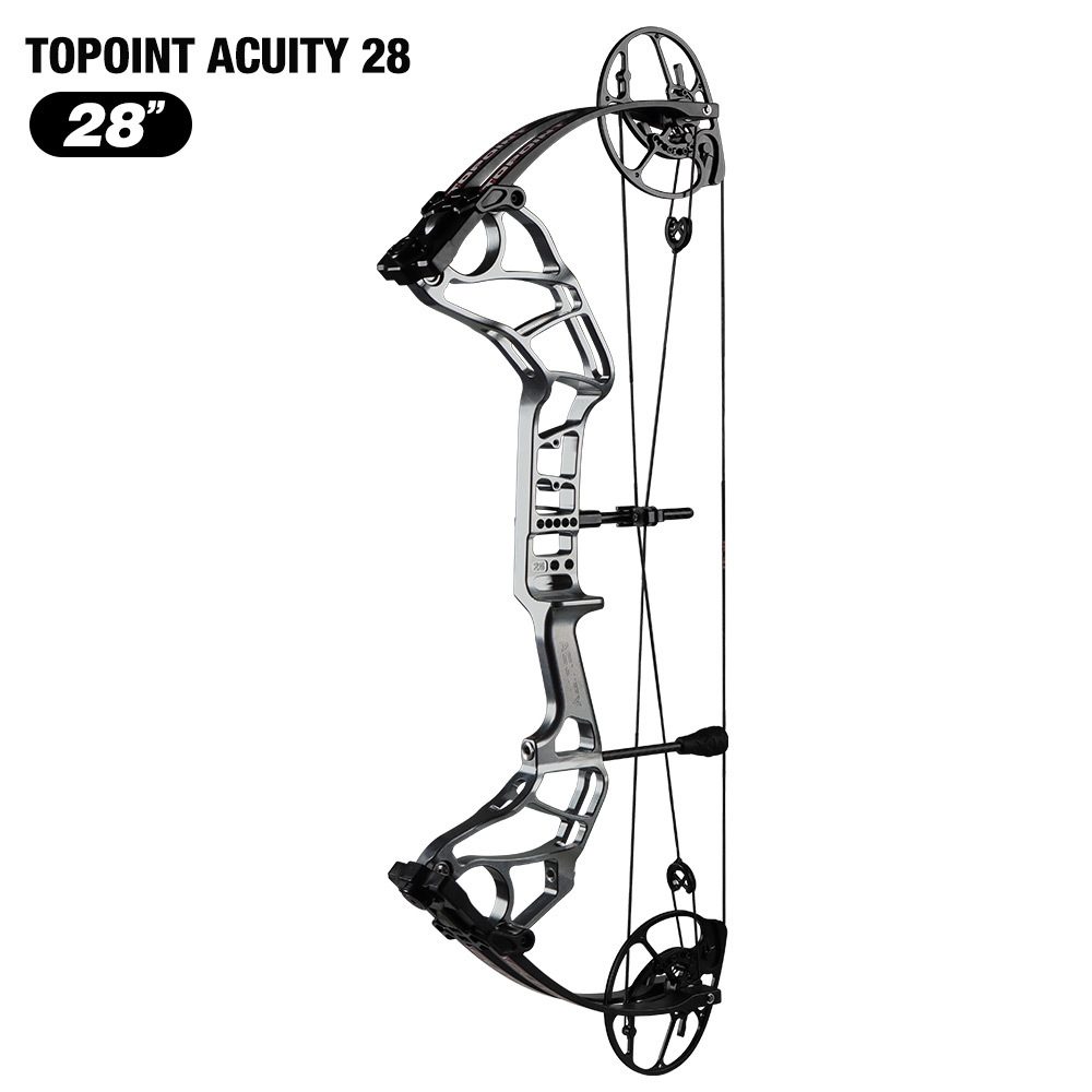 TOPOINT ARCHERY Acuity 28 Compound Bow Hunting Bow CNC Milling Riser USA Gordon Composites Limb BCY String Archery Bow