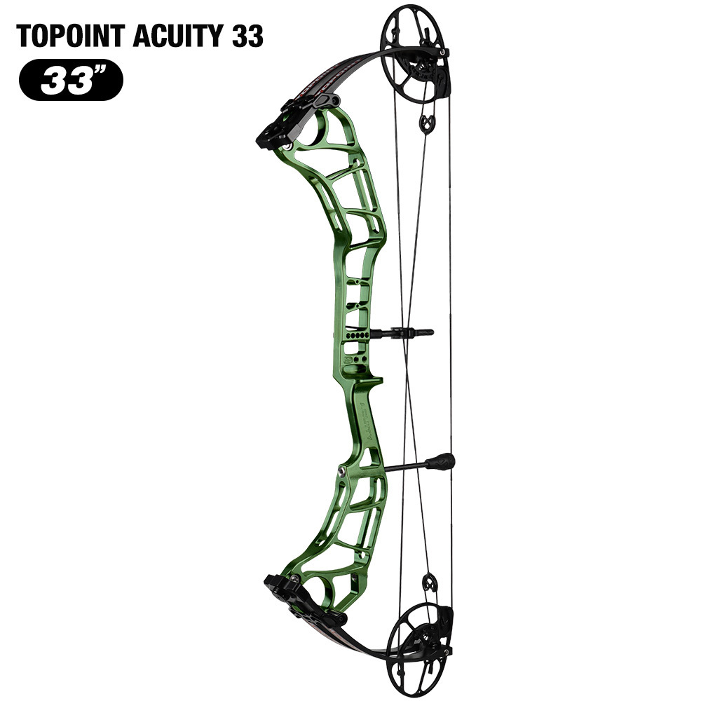 TOPOINT ARCHERY Acuity 33 Compound Bow CNC Milling Riser USA Gordon Composites Limb BCY String Archery Bow Hunting Bow