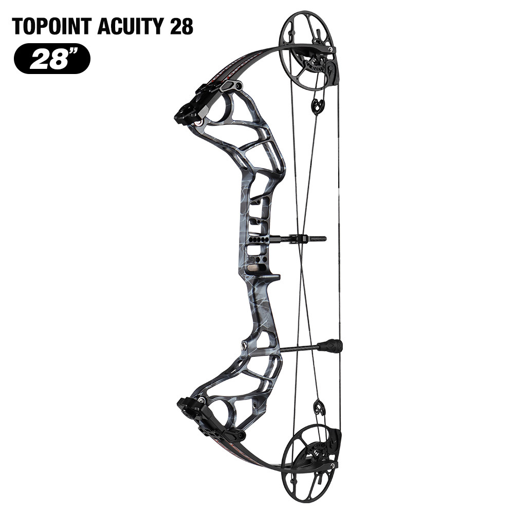 TOPOINT ARCHERY Acuity 28 Compound Bow Hunting Bow CNC Milling Riser USA Gordon Composites Limb BCY String Archery Bow