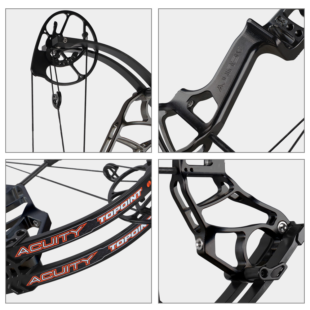 TOPOINT ARCHERY Acuity 28 Compound Bow Hunting Bow CNC Milling Riser USA Gordon Composites Limb BCY String Archery Bow