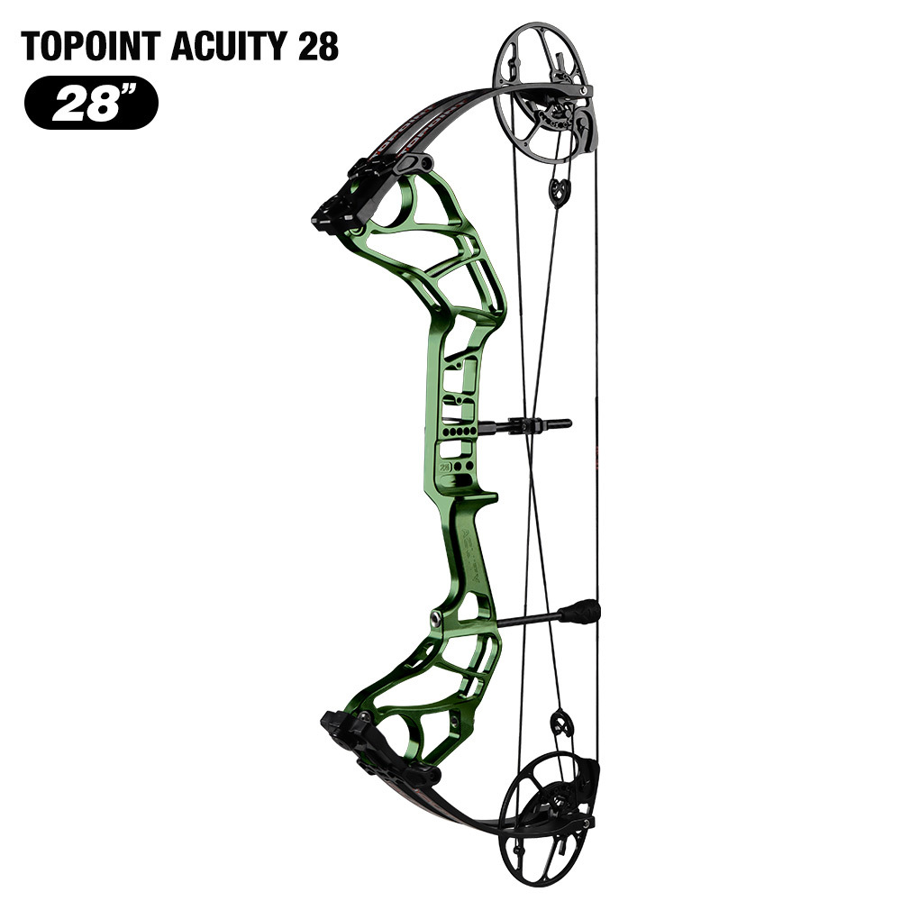 TOPOINT ARCHERY Acuity 28 Compound Bow Hunting Bow CNC Milling Riser USA Gordon Composites Limb BCY String Archery Bow