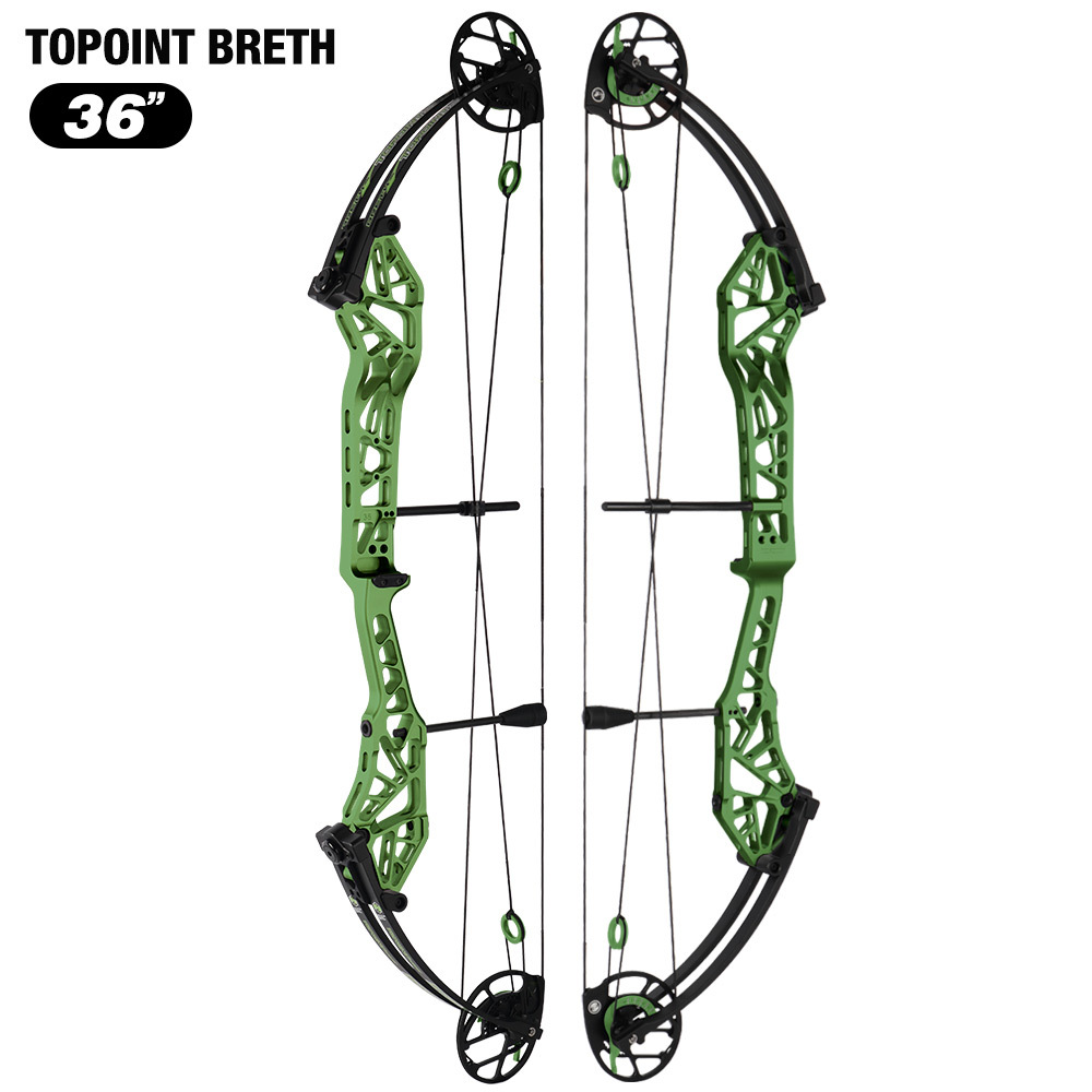 2026 TOPOINT ARCHERY Breth 36  Target Compound Bow, Axle-Axle 36'',DW30-40/40-50LB/50-60LB,DL26.5-30.5''/24-27"/20.5-23.5"