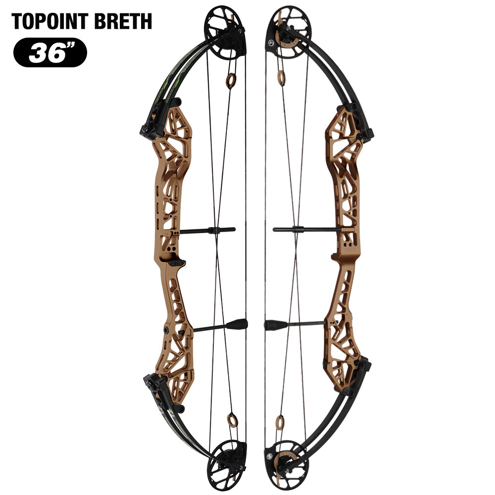 2026 TOPOINT ARCHERY Breth 36  Target Compound Bow, Axle-Axle 36'',DW30-40/40-50LB/50-60LB,DL26.5-30.5''/24-27"/20.5-23.5"