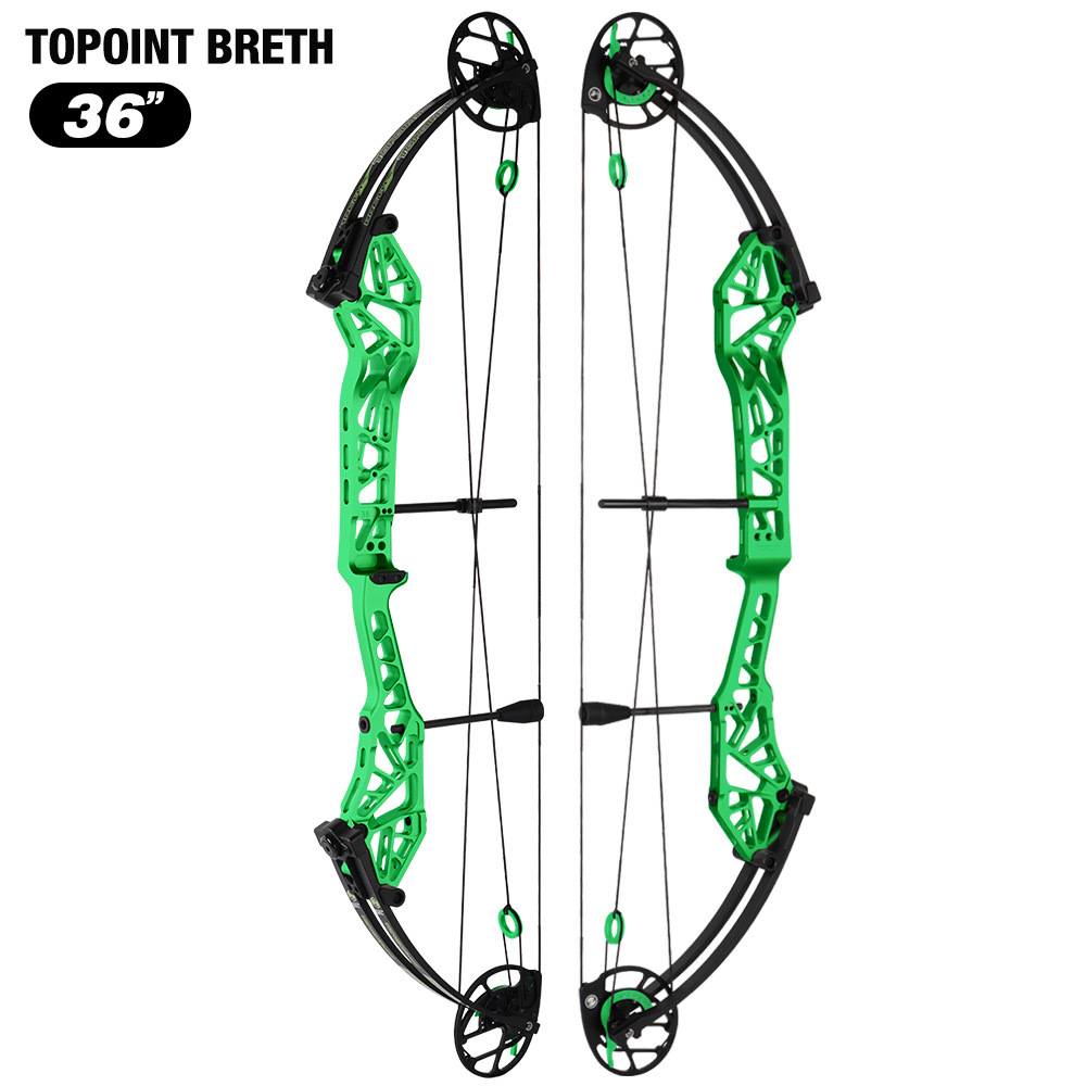 2026 TOPOINT ARCHERY Breth 36  Target Compound Bow, Axle-Axle 36'',DW30-40/40-50LB/50-60LB,DL26.5-30.5''/24-27"/20.5-23.5"