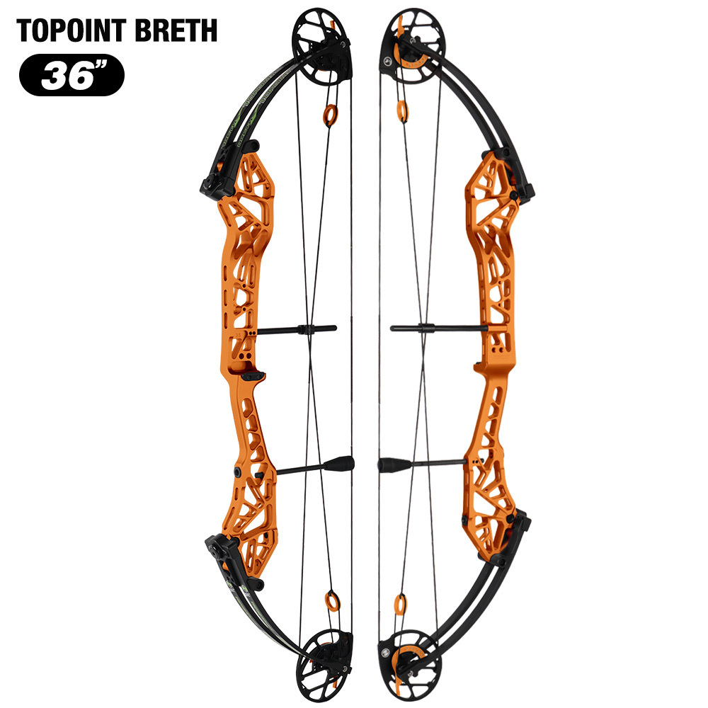 2026 TOPOINT ARCHERY Breth 36  Target Compound Bow, Axle-Axle 36'',DW30-40/40-50LB/50-60LB,DL26.5-30.5''/24-27"/20.5-23.5"