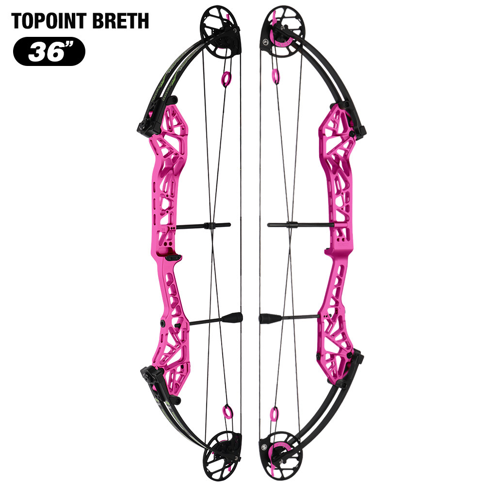 2026 TOPOINT ARCHERY Breth 36  Target Compound Bow, Axle-Axle 36'',DW30-40/40-50LB/50-60LB,DL26.5-30.5''/24-27"/20.5-23.5"