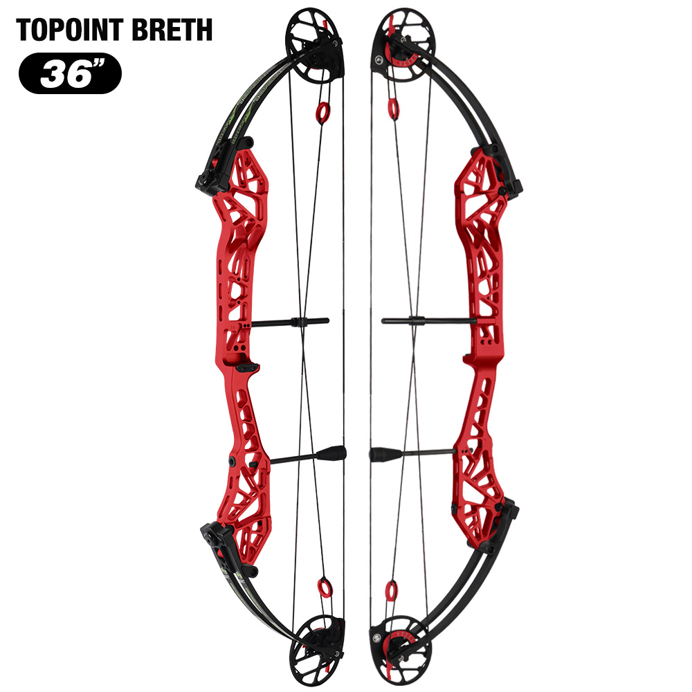 TOPOINT ARCHERY Breth 36 Teenager Target Compound Bow, Axle-Axle