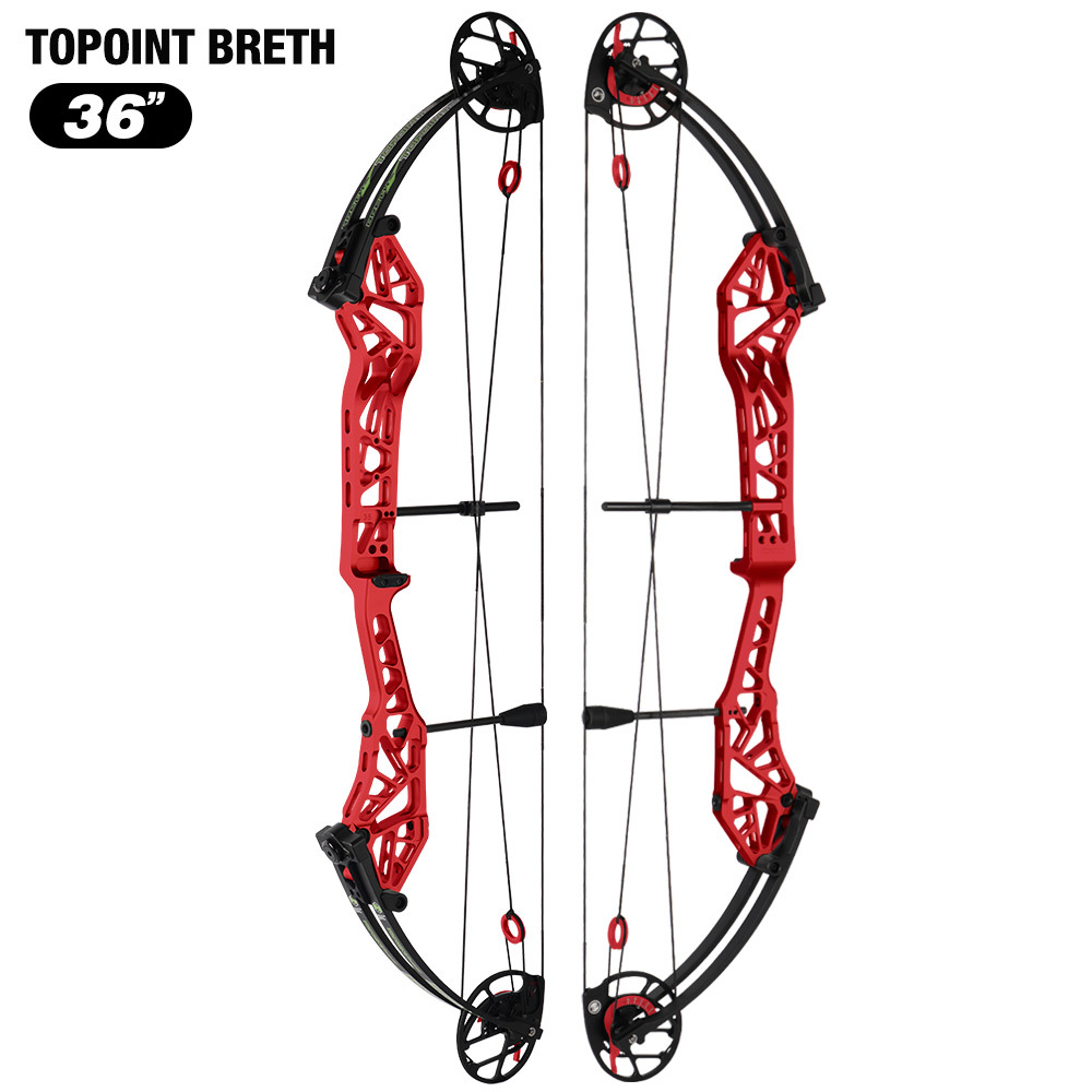 2026 TOPOINT ARCHERY Breth 36  Target Compound Bow, Axle-Axle 36'',DW30-40/40-50LB/50-60LB,DL26.5-30.5''/24-27"/20.5-23.5"