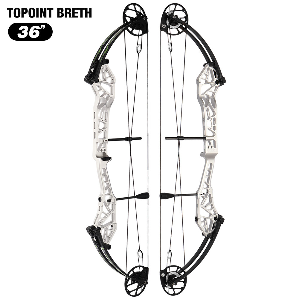 2026 TOPOINT ARCHERY Breth 36  Target Compound Bow, Axle-Axle 36'',DW30-40/40-50LB/50-60LB,DL26.5-30.5''/24-27"/20.5-23.5"