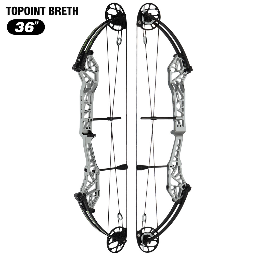 2026 TOPOINT ARCHERY Breth 36  Target Compound Bow, Axle-Axle 36'',DW30-40/40-50LB/50-60LB,DL26.5-30.5''/24-27"/20.5-23.5"