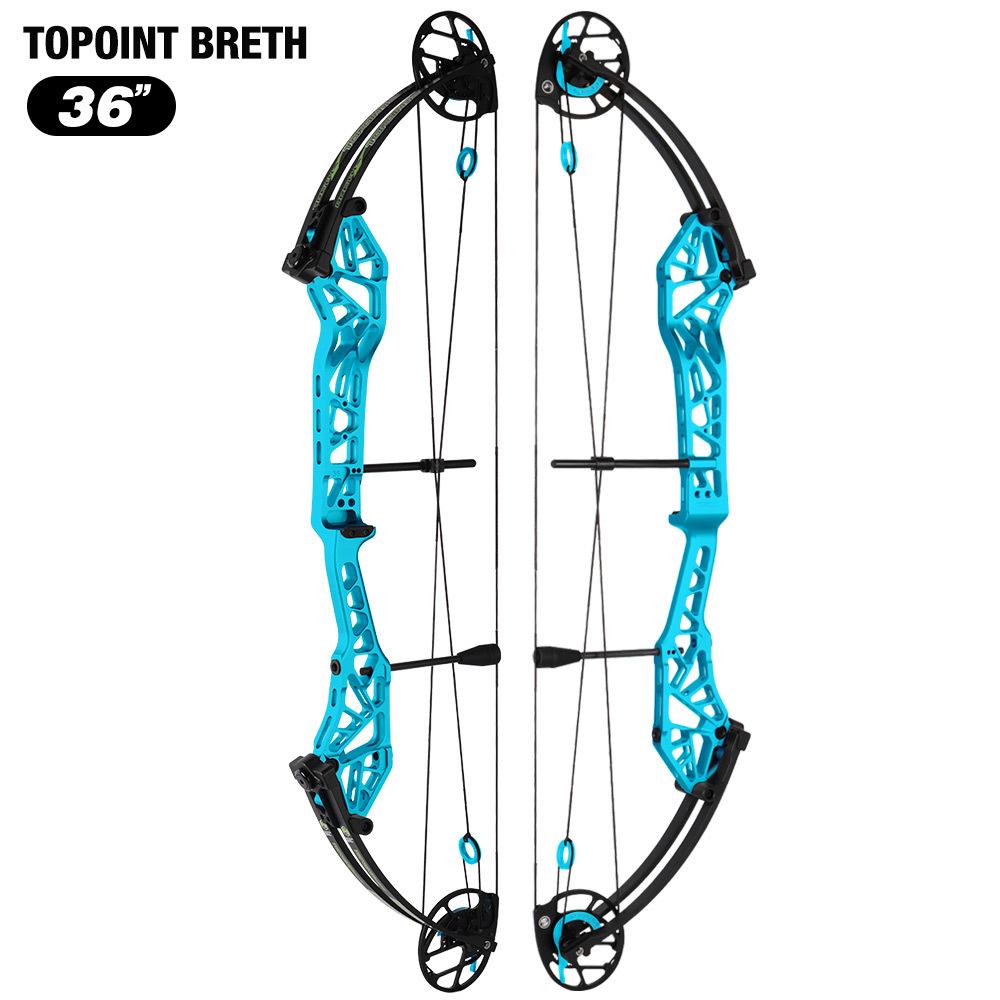 2026 TOPOINT ARCHERY Breth 36  Target Compound Bow, Axle-Axle 36'',DW30-40/40-50LB/50-60LB,DL26.5-30.5''/24-27"/20.5-23.5"