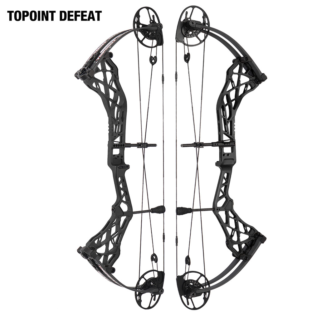 TOPOINT ARCHERY Defeat Compound Bow CNC Milling Riser USA  BCY String Archery Bow Hunting Bow CAM sets move adjustment system