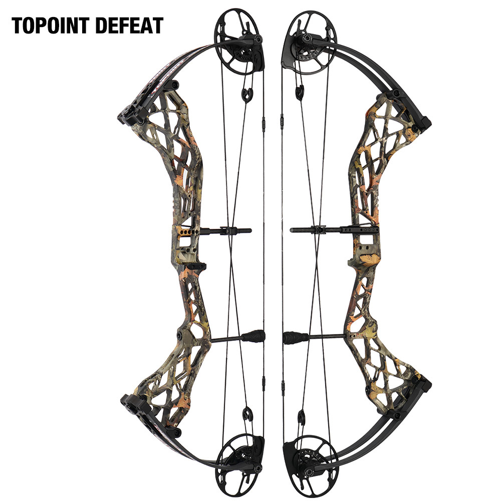 TOPOINT ARCHERY Defeat Compound Bow CNC Milling Riser USA  BCY String Archery Bow Hunting Bow CAM sets move adjustment system