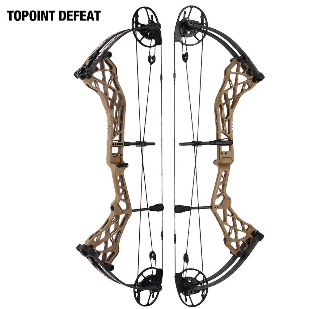 TOPOINT ARCHERY Defeat Compound Bow CNC Milling Riser USA  BCY String Archery Bow Hunting Bow CAM sets move adjustment system