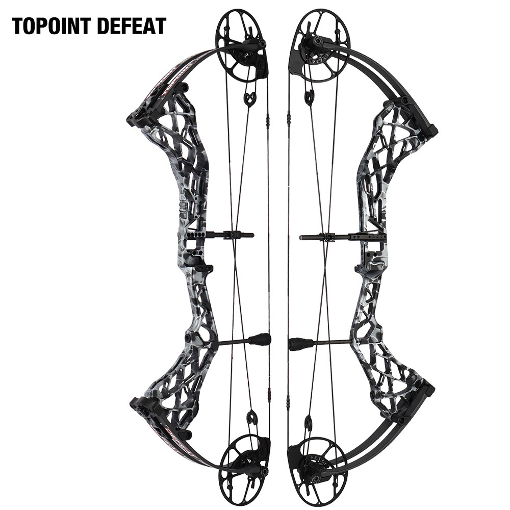 TOPOINT ARCHERY Defeat Compound Bow CNC Milling Riser USA  BCY String Archery Bow Hunting Bow CAM sets move adjustment system