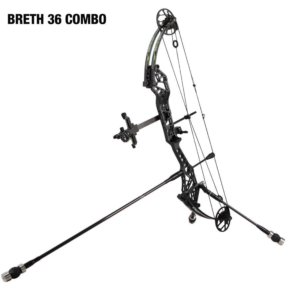 2026 TOPOINT ARCHERY Breth 36  Target Compound Bow Combo , Axle-Axle 36'',DW30-40/40-50LB/50-60LB,DL26.5-30.5''/24-27"/20.5-23.5"