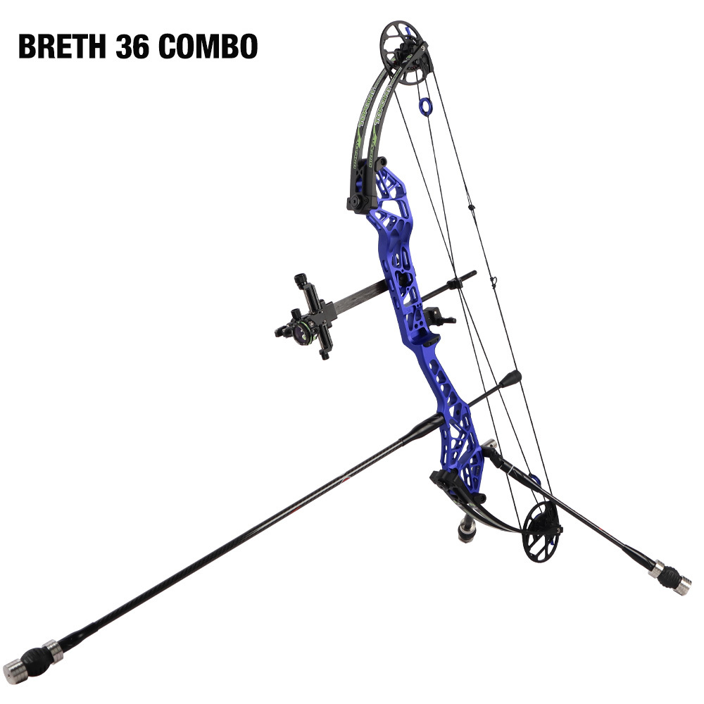 2026 TOPOINT ARCHERY Breth 36  Target Compound Bow Combo , Axle-Axle 36'',DW30-40/40-50LB/50-60LB,DL26.5-30.5''/24-27"/20.5-23.5"