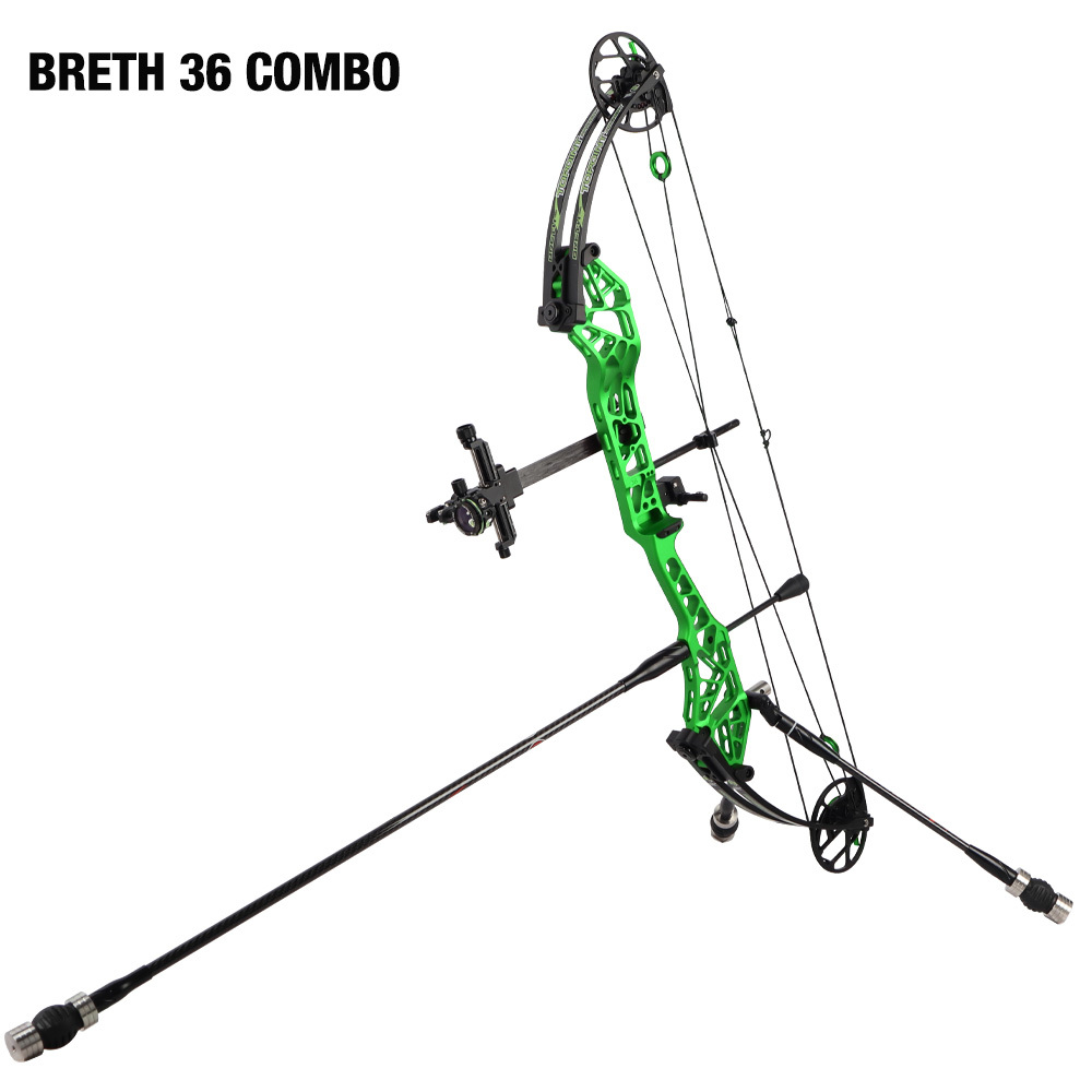 2026 TOPOINT ARCHERY Breth 36  Target Compound Bow Combo , Axle-Axle 36'',DW30-40/40-50LB/50-60LB,DL26.5-30.5''/24-27"/20.5-23.5"