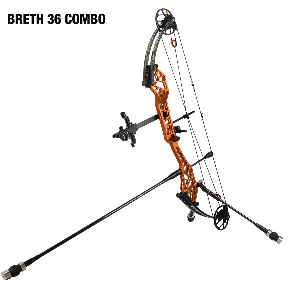 2026 TOPOINT ARCHERY Breth 36  Target Compound Bow Combo , Axle-Axle 36'',DW30-40/40-50LB/50-60LB,DL26.5-30.5''/24-27"/20.5-23.5"