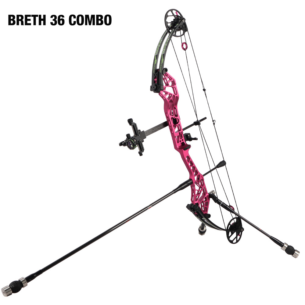 2026 TOPOINT ARCHERY Breth 36  Target Compound Bow Combo , Axle-Axle 36'',DW30-40/40-50LB/50-60LB,DL26.5-30.5''/24-27"/20.5-23.5"