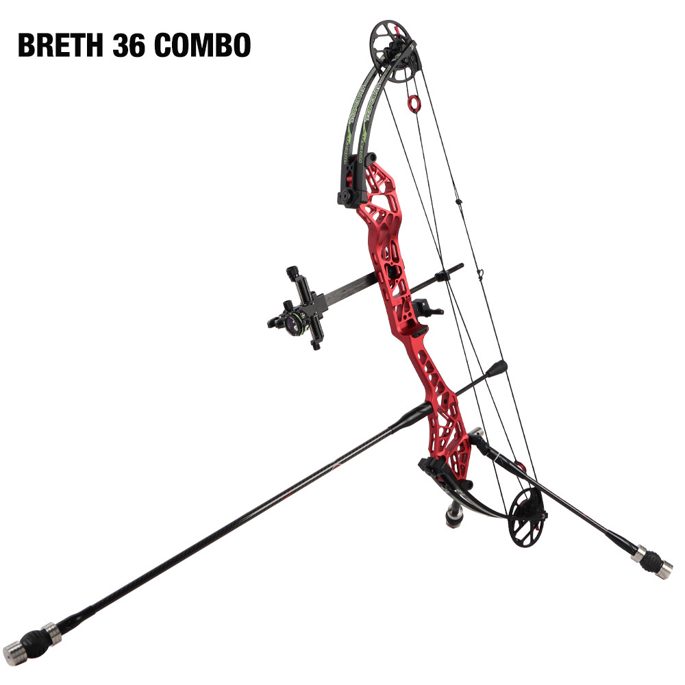 2026 TOPOINT ARCHERY Breth 36  Target Compound Bow Combo , Axle-Axle 36'',DW30-40/40-50LB/50-60LB,DL26.5-30.5''/24-27"/20.5-23.5"
