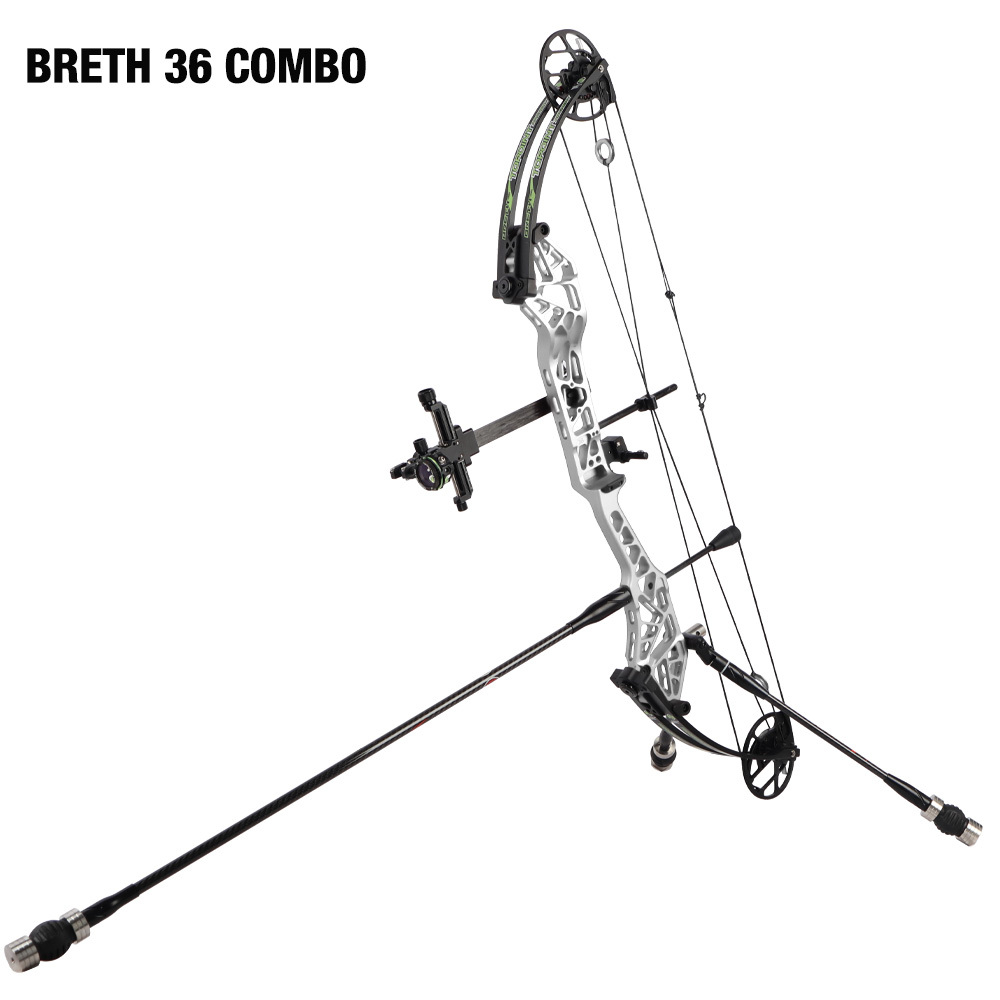 2026 TOPOINT ARCHERY Breth 36  Target Compound Bow Combo , Axle-Axle 36'',DW30-40/40-50LB/50-60LB,DL26.5-30.5''/24-27"/20.5-23.5"