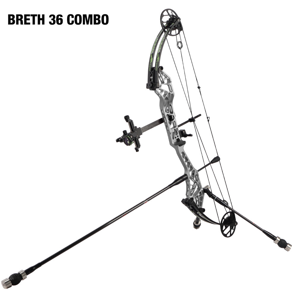 2026 TOPOINT ARCHERY Breth 36  Target Compound Bow Combo , Axle-Axle 36'',DW30-40/40-50LB/50-60LB,DL26.5-30.5''/24-27"/20.5-23.5"