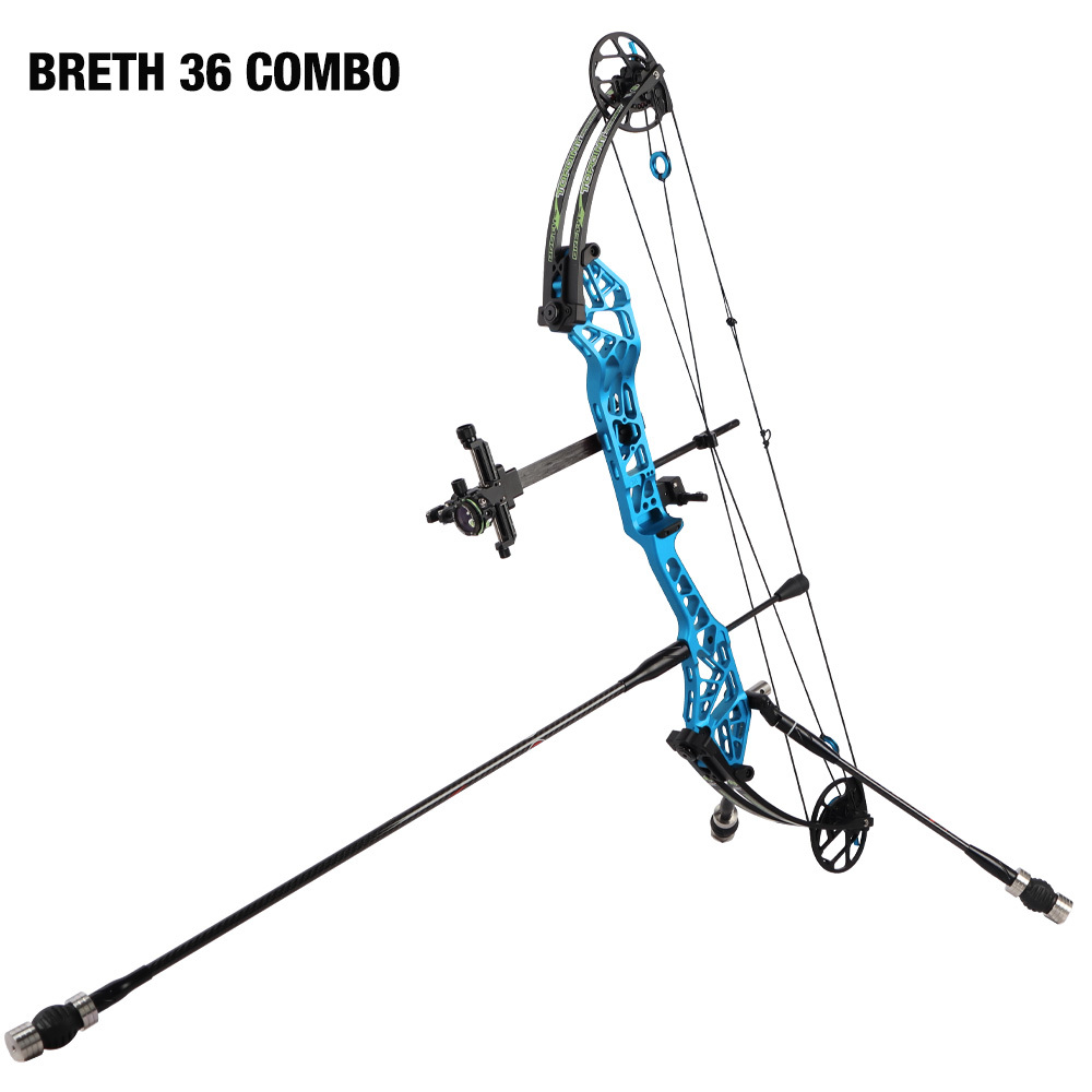 2026 TOPOINT ARCHERY Breth 36  Target Compound Bow Combo , Axle-Axle 36'',DW30-40/40-50LB/50-60LB,DL26.5-30.5''/24-27"/20.5-23.5"
