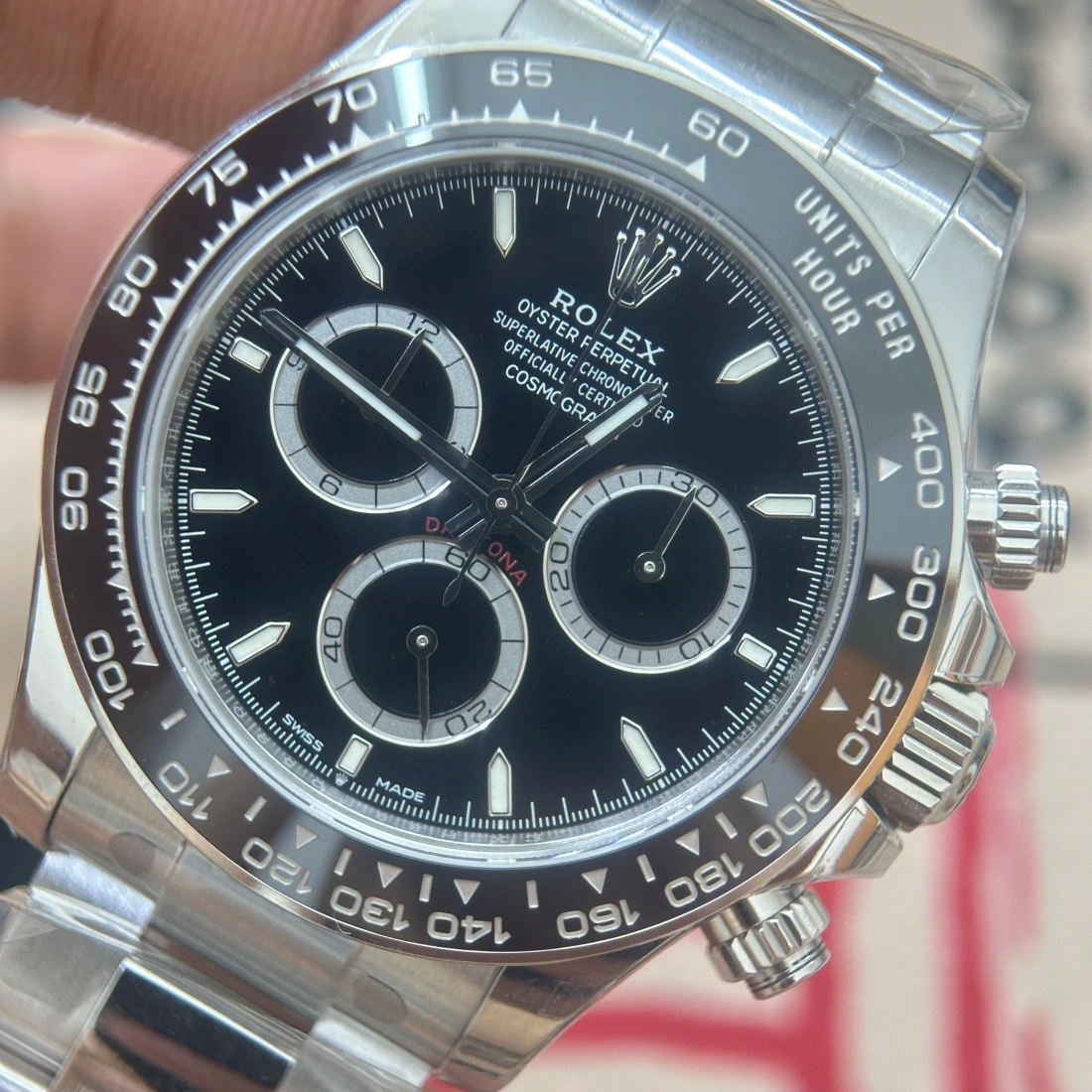 VS廠 rolex Daytona 126500 黑熊貓 丹東4131機芯 40MM 香港可面交