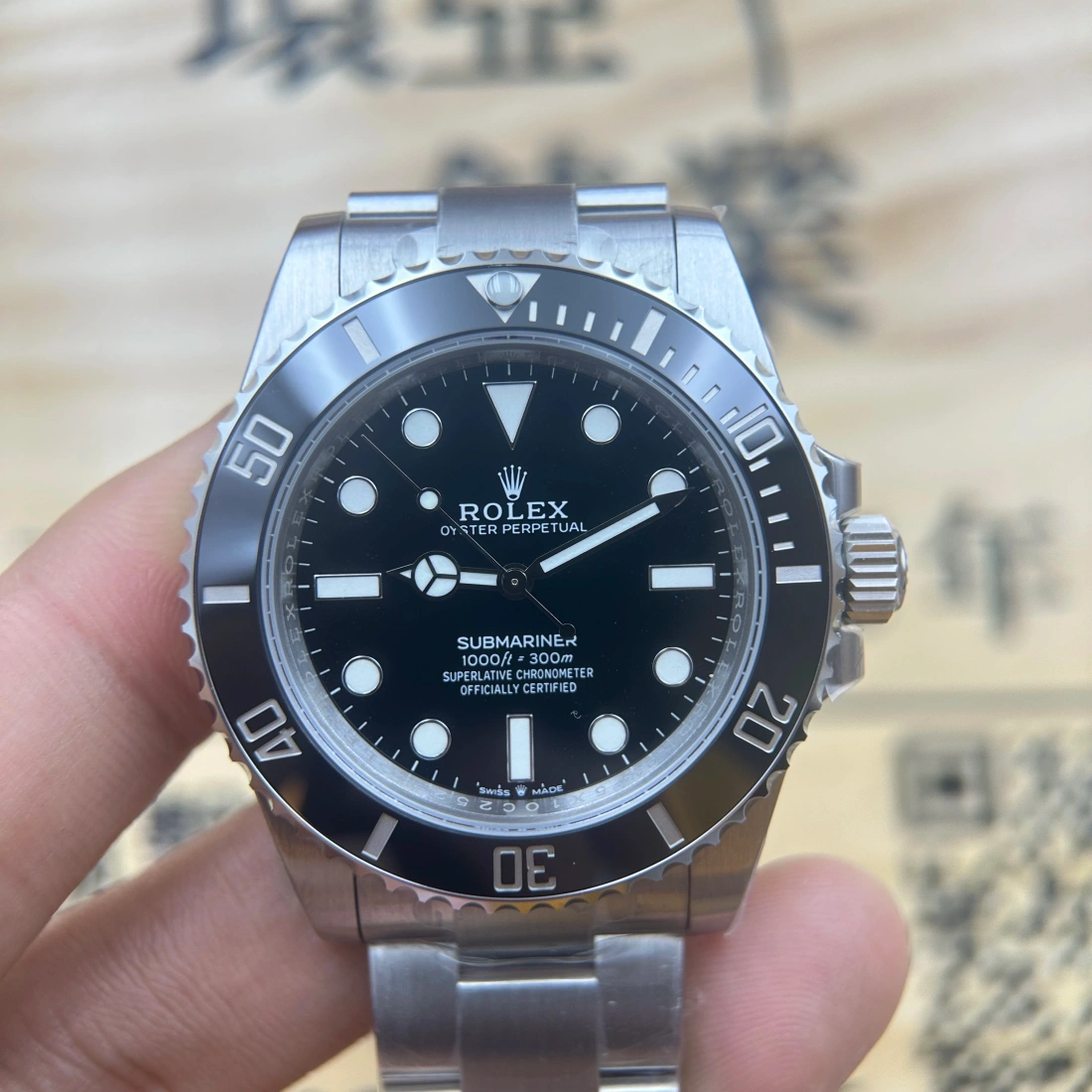 VS廠 ROLEX SUB 124060 盲十 黑十 無日歷黑水鬼 41MM 丹東3230機芯 香港可面交